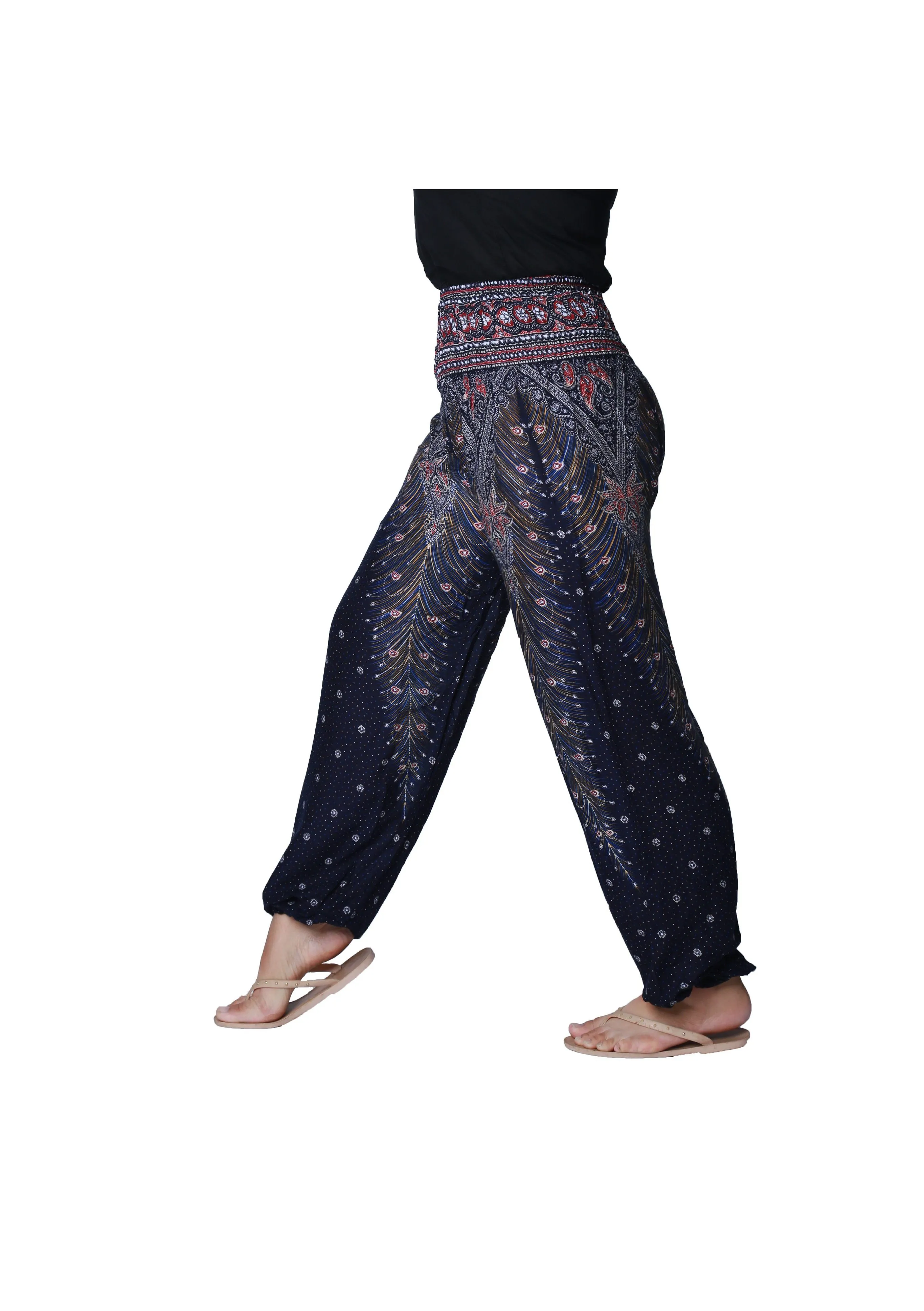 Soft and Comfortable Smocked Waist Pyjama Trousers | Lounge and Yoga Pants