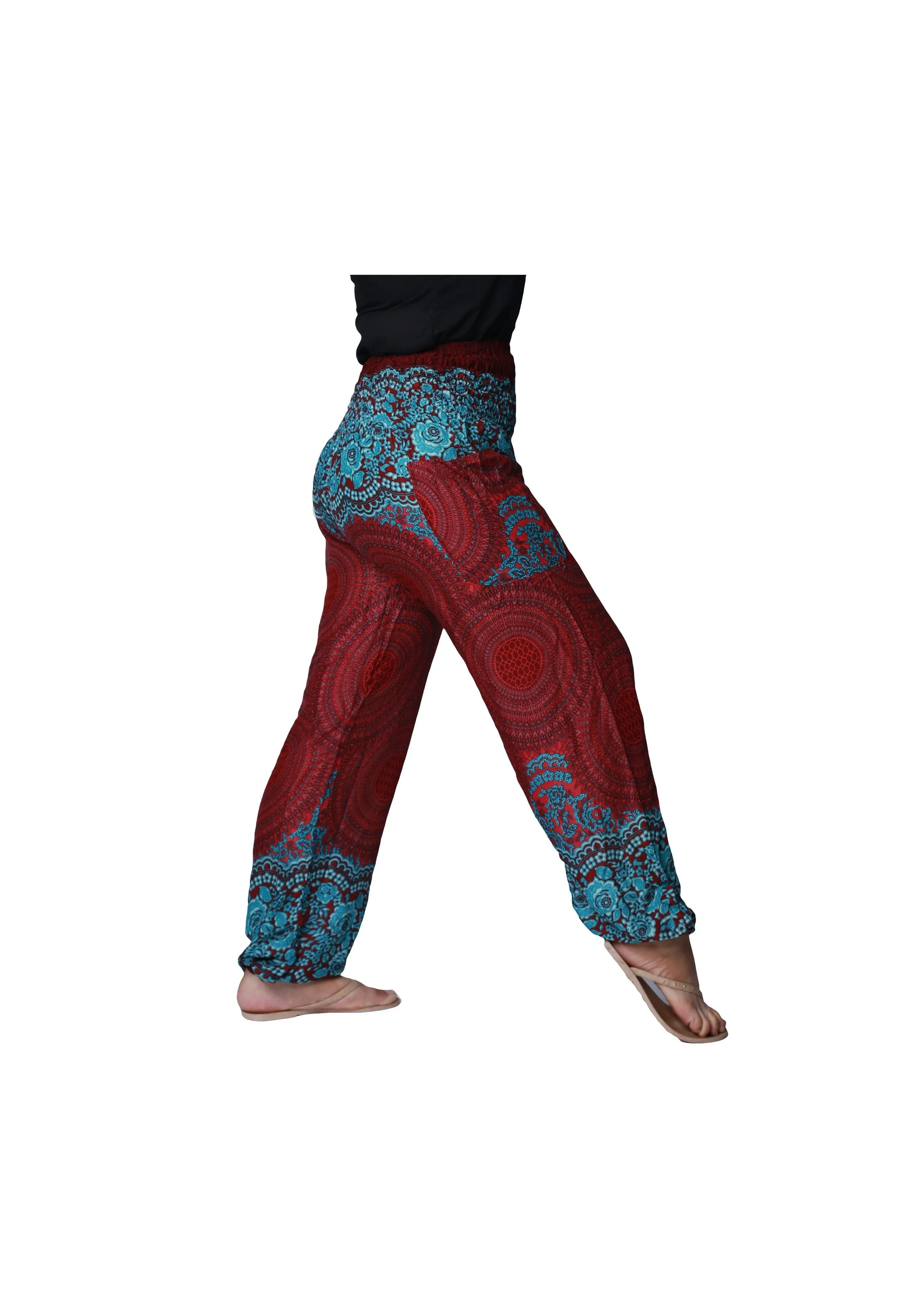 Soft and Comfortable Smocked Waist Pyjama Trousers | Lounge and Yoga Pants