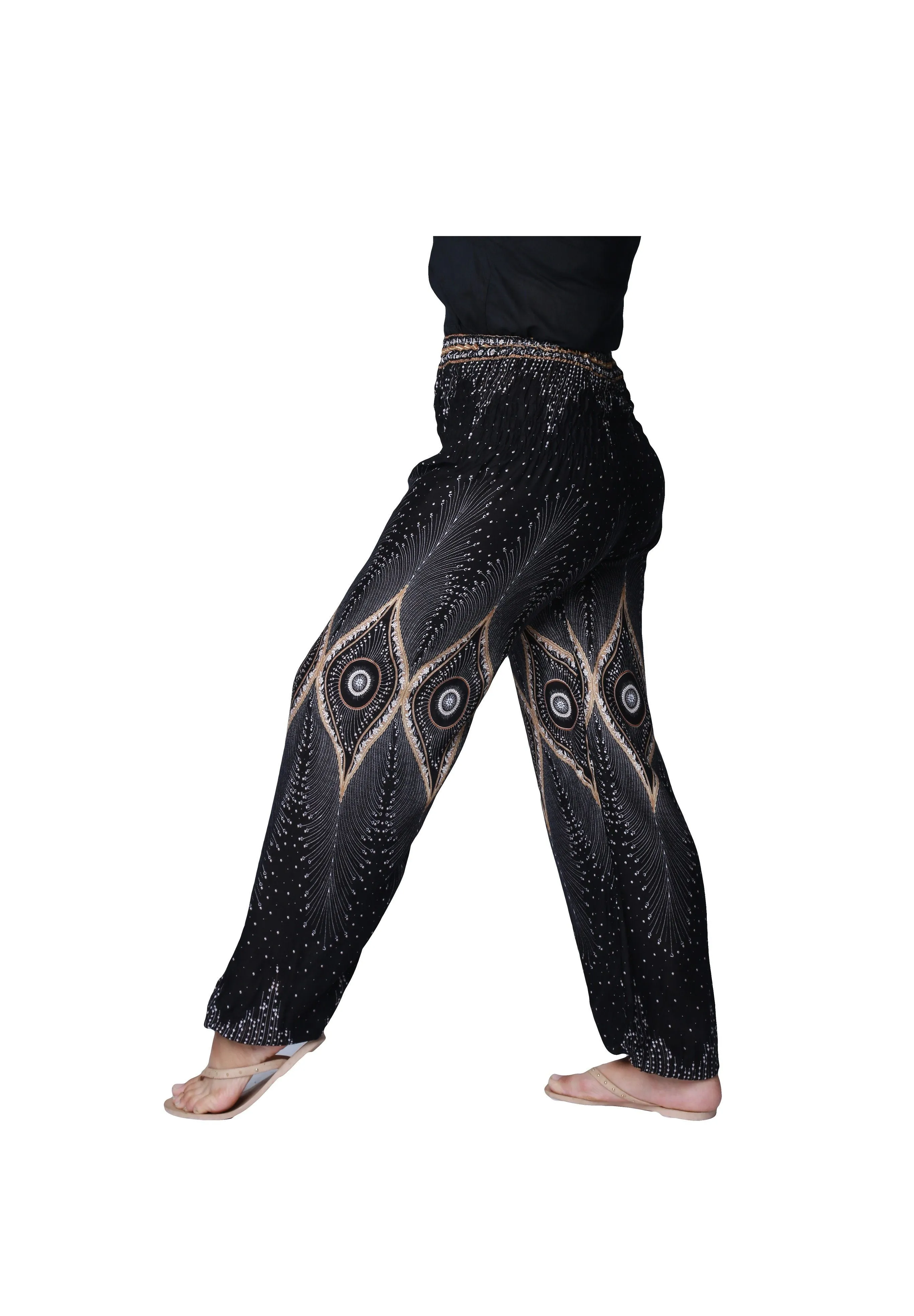 Soft and Comfortable Smocked Waist Pyjama Trousers | Lounge and Yoga Pants