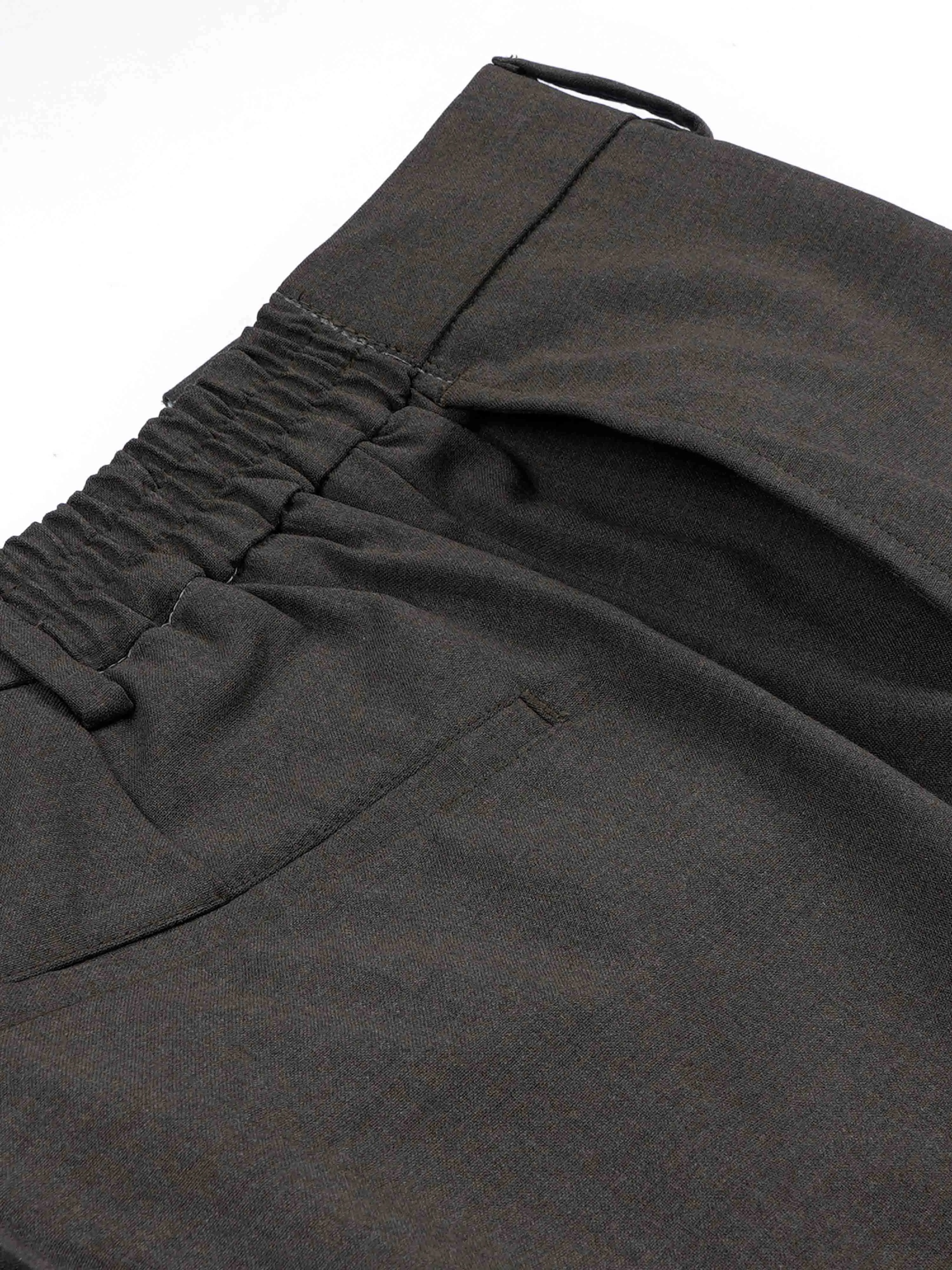 Soft Miracle Brown Relaxed Trousers