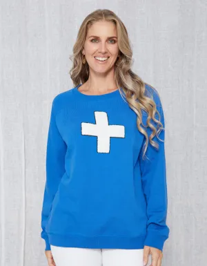 Sweater - Blue Sapphire S G Logo