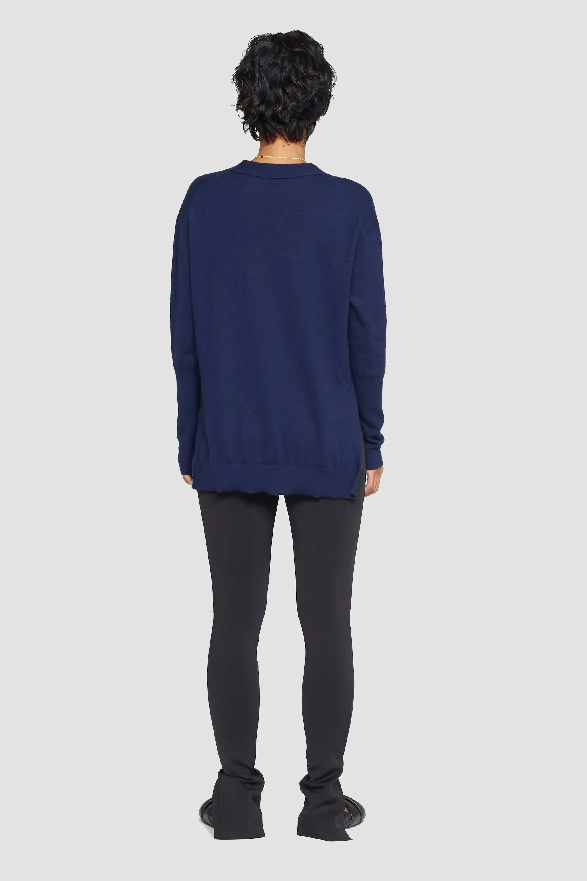The Cashmere Cardigan With Side Slits