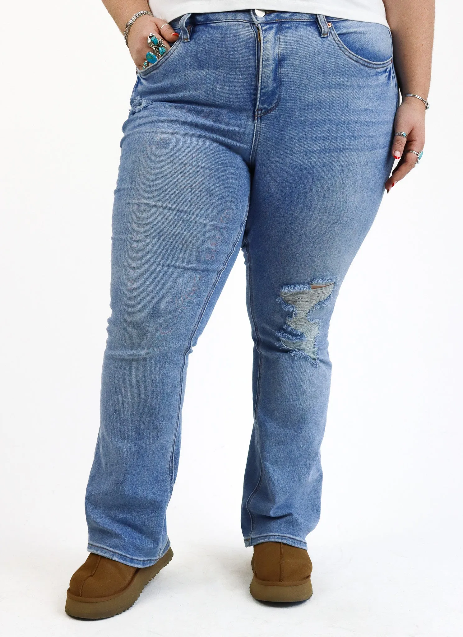The Everyday Bootcut Tummy Control Jean by Alexander Jane