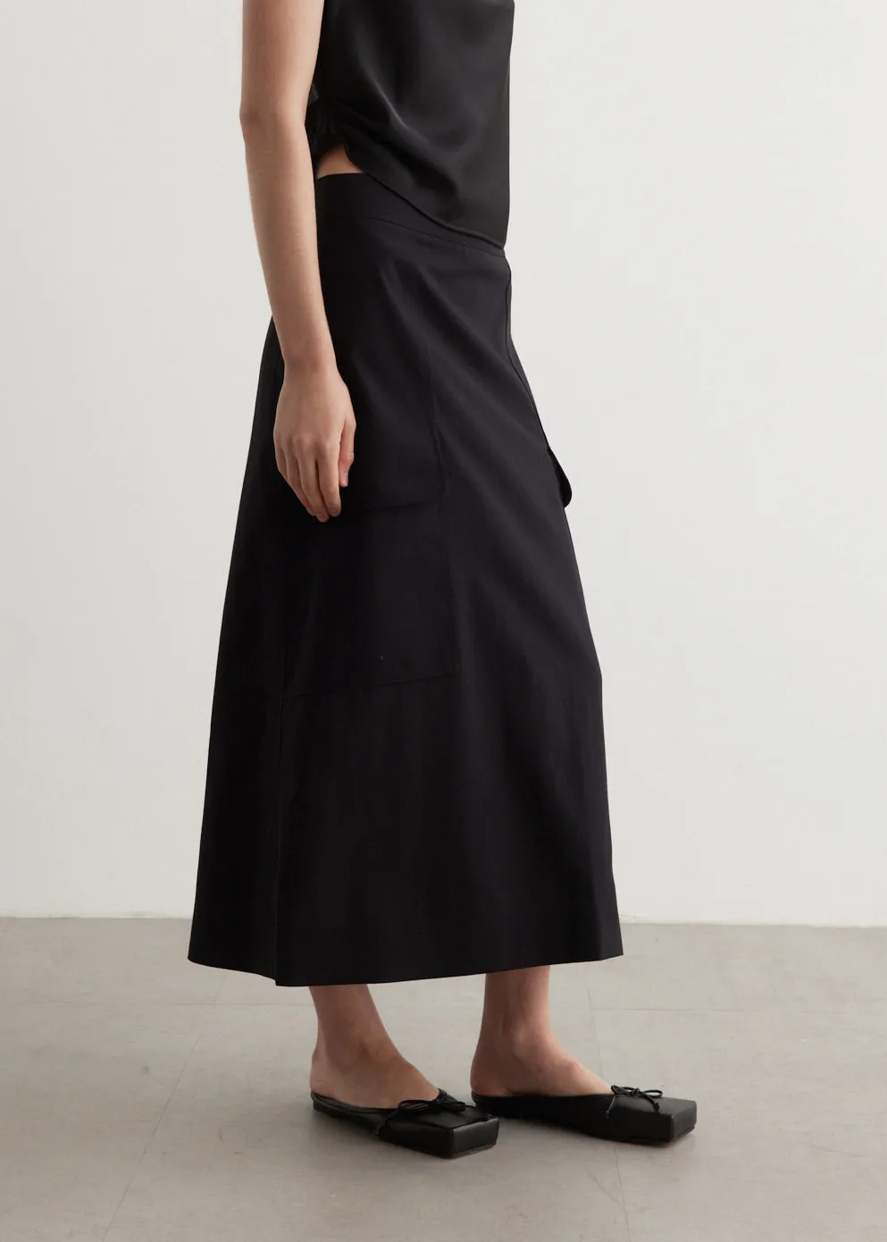 Tyrell Tailored Patch Pocket Skirt