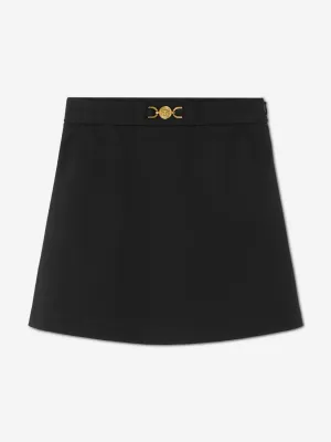 Versace Girls Punto Milano Skirt in Black