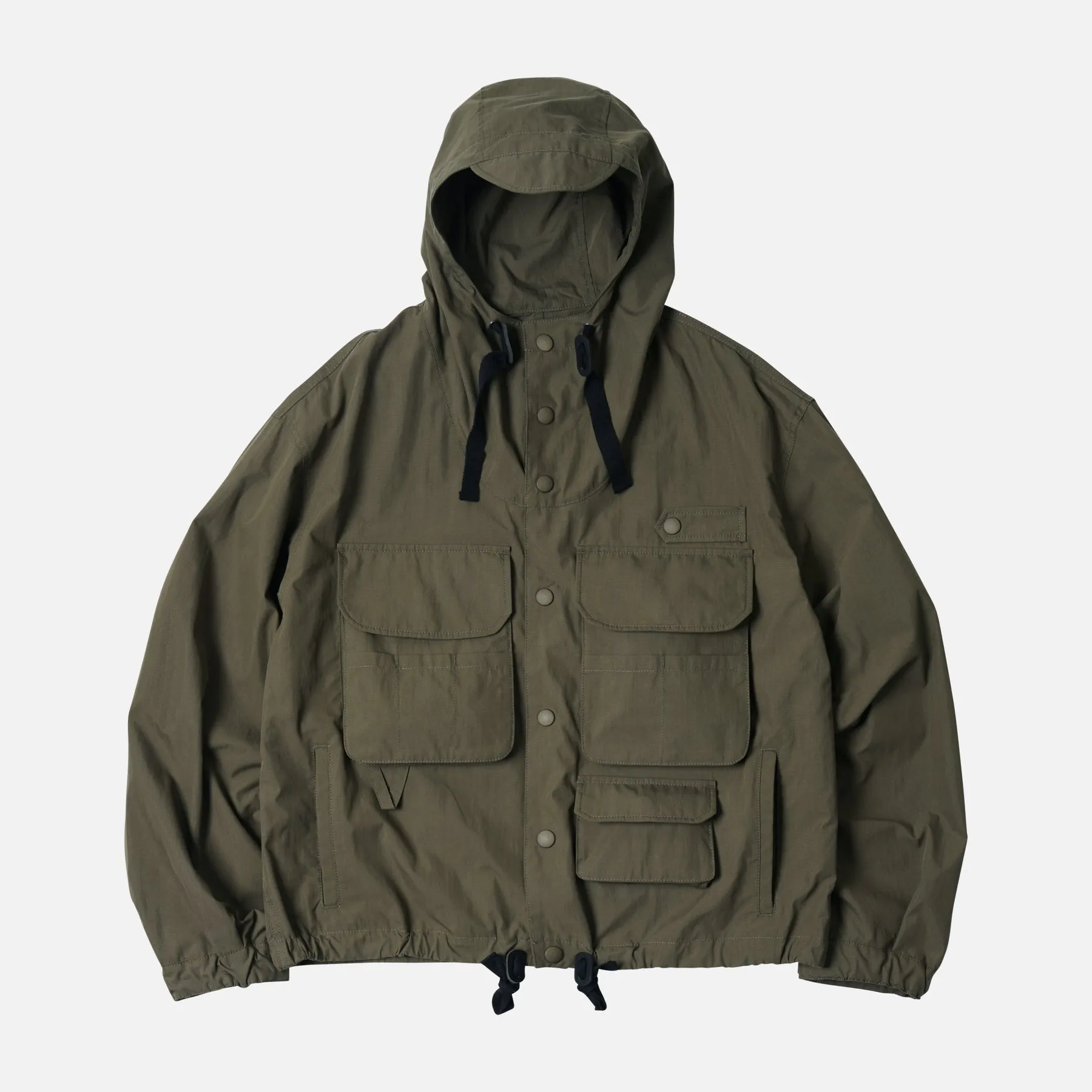WADING HOODED PARKA JACKET  - OLIVE