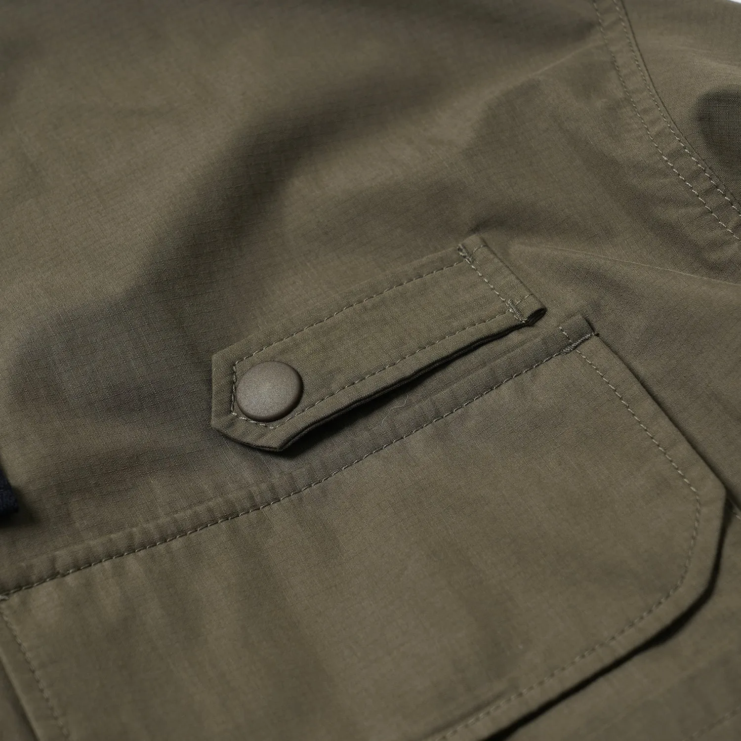 WADING HOODED PARKA JACKET  - OLIVE