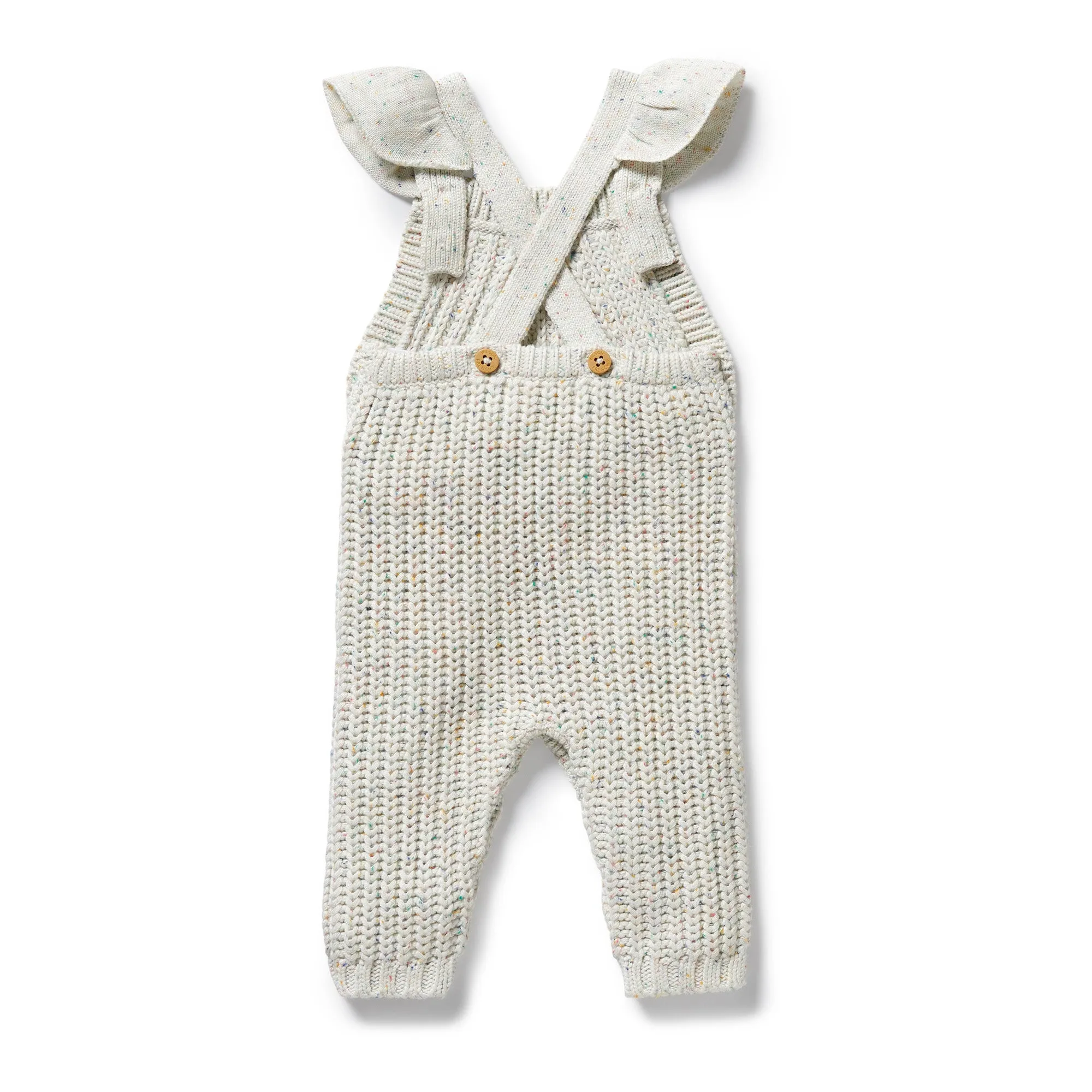 Wilson & Frenchy - Hundreds and Thousands Organic Knitted Ruffle Overall