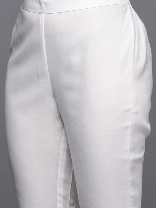 Women Striped Kurta With Trousers