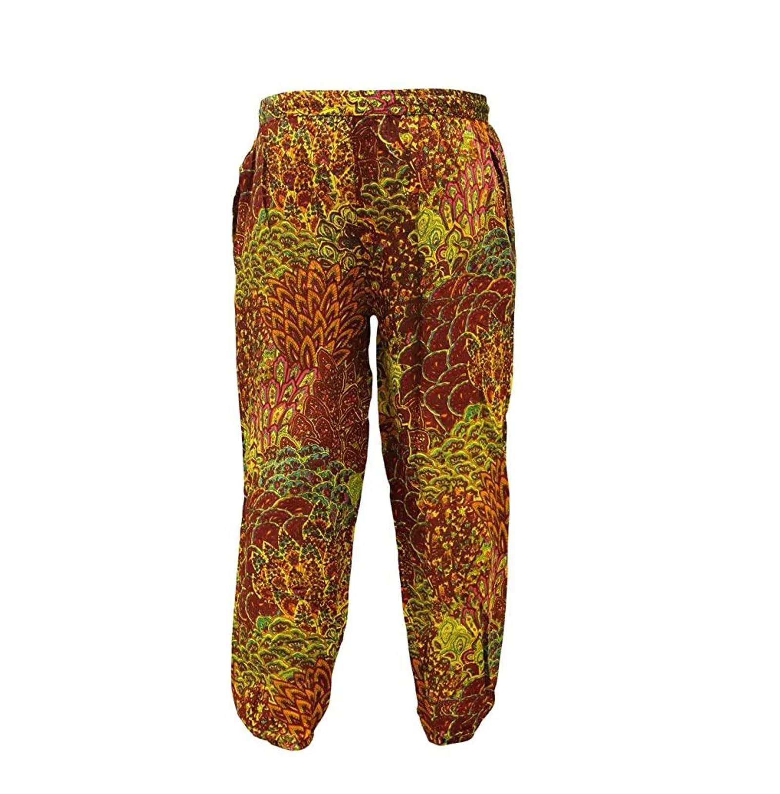 Women's Elephant Print Hippie Harem Trousers