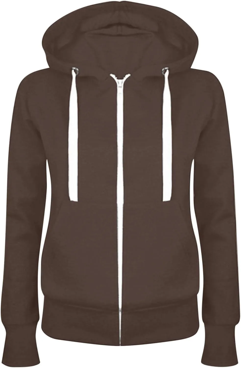 Zip Up Jackets for Women Fall Trendy Lightweight Hoodies Long Sleeve Coat Oversized Sweatshirts Cute Casual Hoodies
