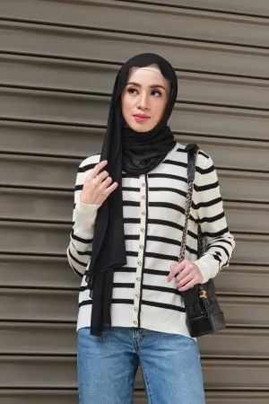 Zoya Sweater - Broken White - Sweater Soft Knit Premium Busui Friendly - KW1350070